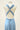Robe Prestance bleu ciel — dos 4 liens retombants
