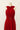 Robe Prestance Rouge brique — devant 4 bandeau croise