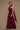 Robe écharpe Fatale bordeaux