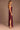 Insolente Burgundy Dress — View 3